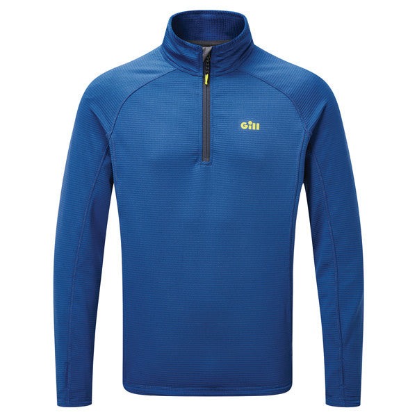 Gill 1081 Termofleece top m/lynlås, blå